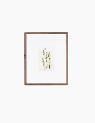 Figures I by Gold Rush Art Co - Rustic 1.5 Walnut