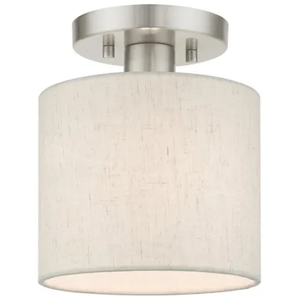 Maureen Tall Shade Semi Flushmount
