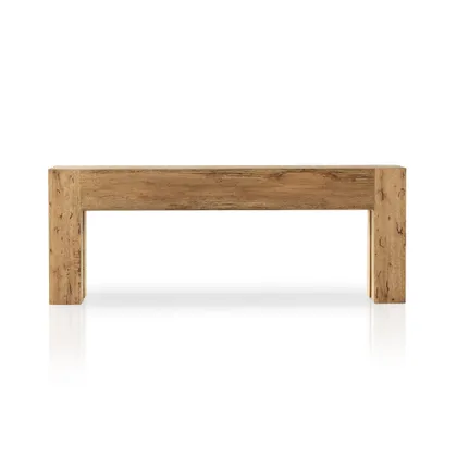 Abaso Console Table-Rustic Wormwood Oak