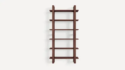 Index Wall Shelf, Set of 2 - Walnut - Wood