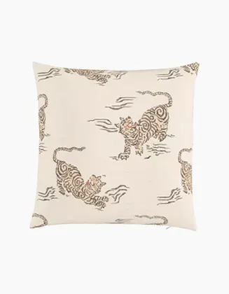 Throw Pillow 18", Canvas Tigresse, 18" x 18"