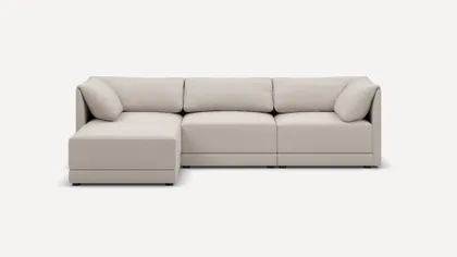 Range Pro 109" Reversible Chaise Sectional - Georgia Clay - Performance Chenille