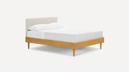 Chorus Bed Frame - King / Oak - Wood / Tapered