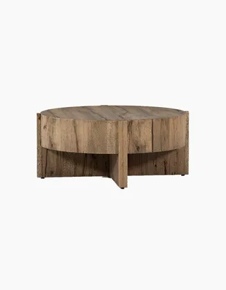 Bingham Coffee Table-Rustic Oak Veneer