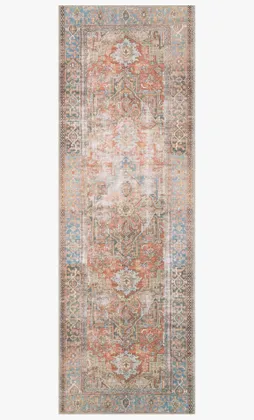 Loloi Loren Terracotta / Sky 2'-6" x 7'-6"