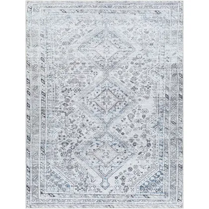 Amelie Gray Indoor 8'10" x 12' Machine Woven Rug