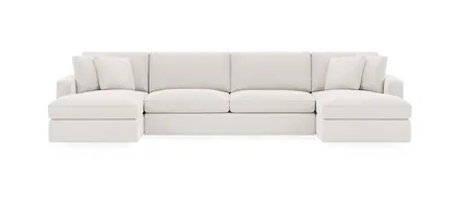 James 3-Piece 4-Seat U Chaise Sectional