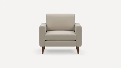 Nomad Armchair - Georgia Clay - Performance Chenille / Walnut - Wood / Block