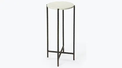 Nigella Accent Table, Marble/Metal