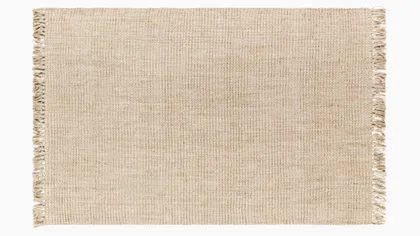 Fringe Jute Rug, Cream Fringe Jute, 8'6" x 11'6"