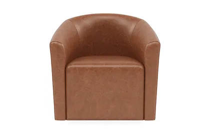 Tegan Leather Swivel Chair
