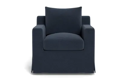 Sloan Slipcovered Swivel Chair
