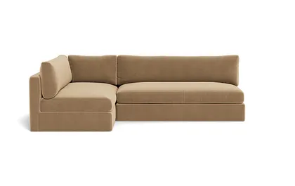 Tatum 2-Piece Armless Left Chaise Sectional