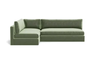 Tatum 2-Piece Armless Left Chaise Sectional
