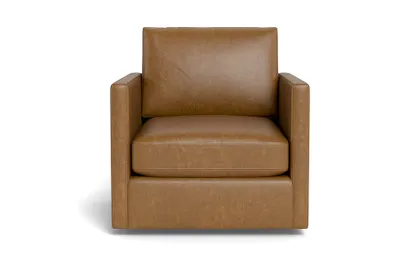 Scarlett Leather Swivel Chair