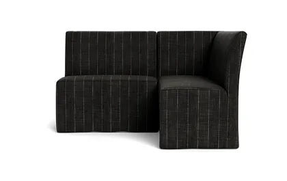 Dorian Slipcovered Petite Right Banquette
