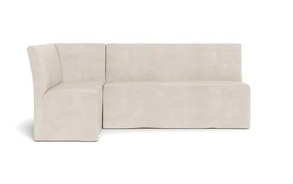 Dorian Slipcovered Left Banquette