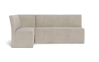 Dorian Slipcovered Left Banquette