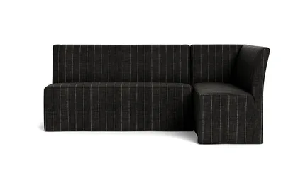 Dorian Slipcovered Right Banquette