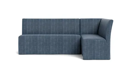 Dorian Slipcovered Right Banquette
