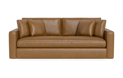 James Leather 2-Seat Sofa