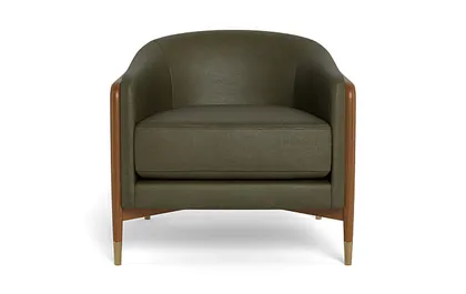 Blake Leather Accent Chair