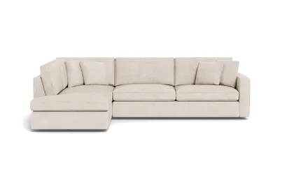 James 3-Seat Left Bumper Sectional