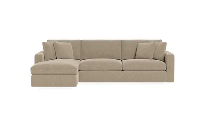 James 3-Seat Left Chaise Sleeper Sectional