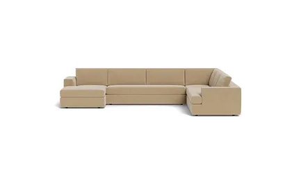 Lee 4-Piece 5-Seat Corner Chaise Sectional Left