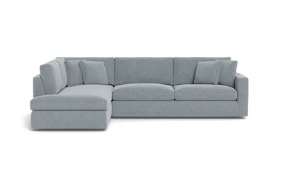 James 3-Seat Left Bumper Sectional