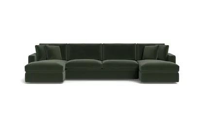 James 3-Piece 4-Seat U Chaise Sectional