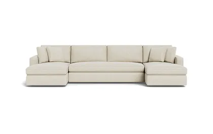 James 3-Piece 4-Seat U Chaise Sectional
