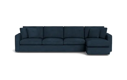 James 4-Seat Right Chaise Sectional with Storage