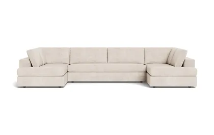 Lee 3-Piece U-Shaped Bumper Sectional