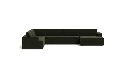 Lee 4-Piece 5-Seat Corner Chaise Sectional Right