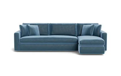 James 3-Seat Right Chaise Sectional with Storage