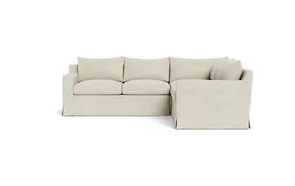 Sloan Slipcovered Corner 4-Seat Sectional Sofa