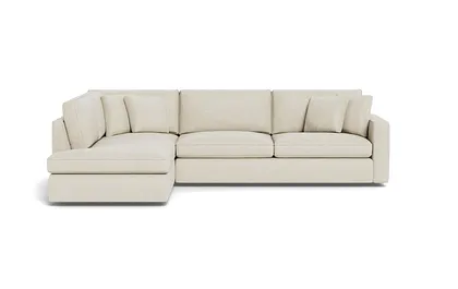 James 3-Seat Left Bumper Sectional