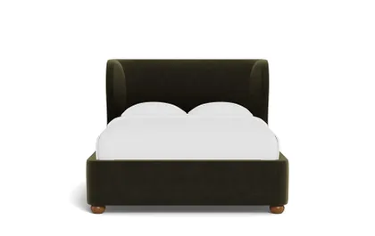 Maxwell Upholstered Bed with Storage Option - QUEEN SIZE - STORAGE