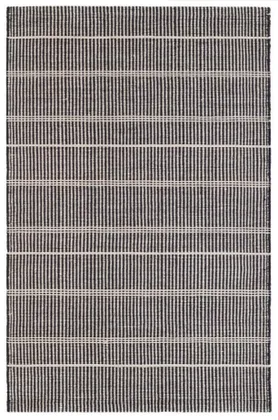 Samson Black Handwoven Indoor/Outdoor Rug
