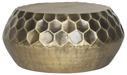 Roxanna Coffee Table - Antique Brass - Safavieh