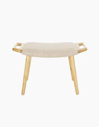 Yara Bench - Beige/Natural - Safavieh
