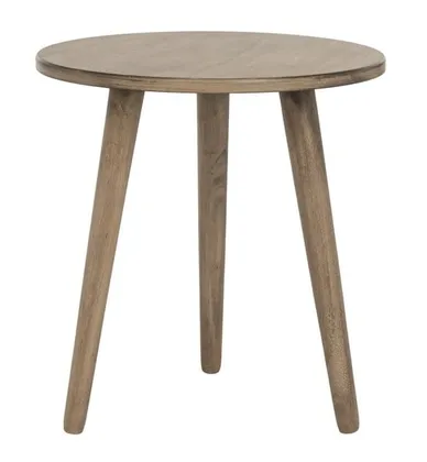 Orion Round Accent Table - Desert Brown - Safavieh