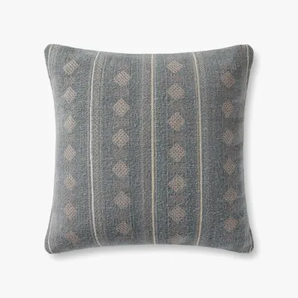 PILLOWS PAL0007 DENIM 22" x 22" Cover w/Poly