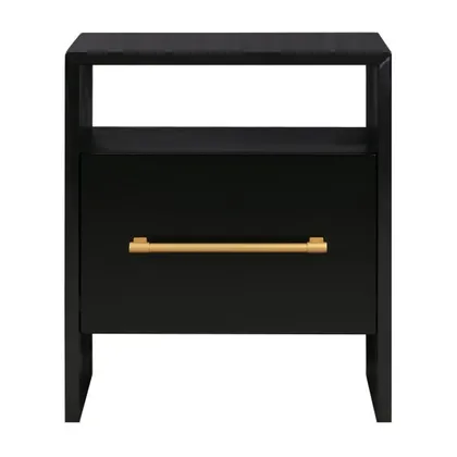 Libre Black Nightstand