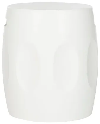 Zuri Indoor/Outdoor Modern Concrete Round 17.7-Inch H Accent Table - Ivory - Safavieh