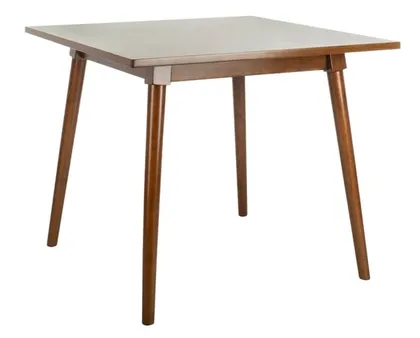 Simone Square Dining Table - Walnut - Safavieh