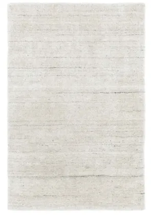 Icelandia White Hand Knotted Viscose Rug