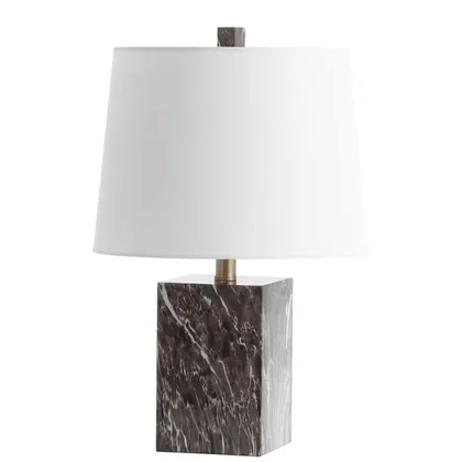 Brett Table Lamp - Brown Marble - Safavieh