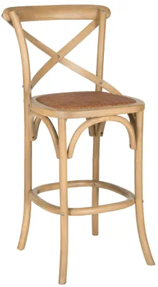 Franklin Bar Stool - Oak - Safavieh